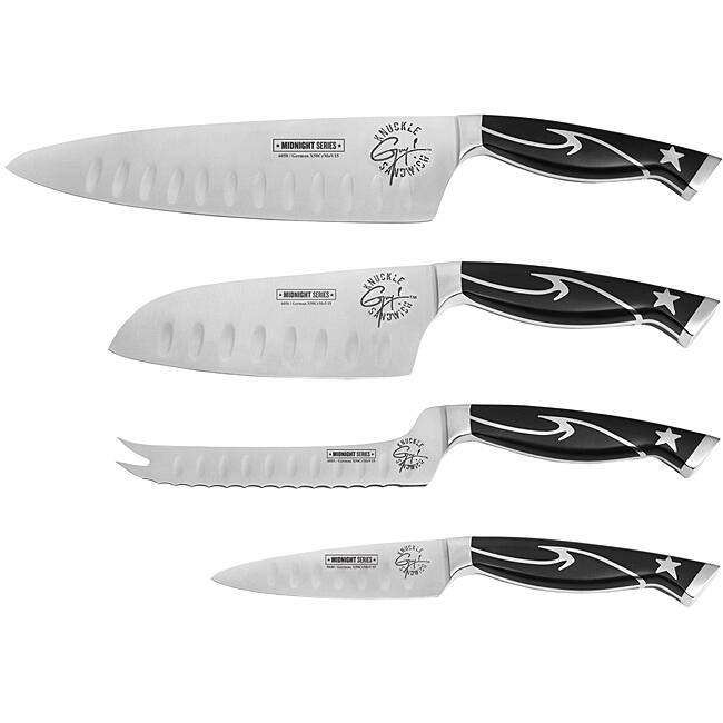 Chef Guy Fieri 4-piece Midnight Series Knife Set