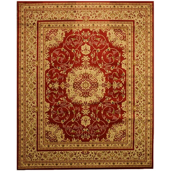 Red Esfahan Rug (82 x 910)