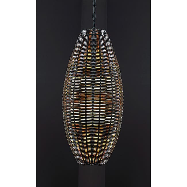 Tall Crocodile Hanging Lamp