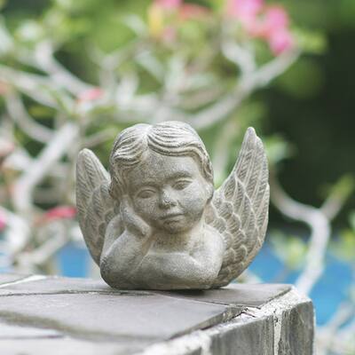 Volcanic Ash Guardian Angel Garden Accent (Indonesia)