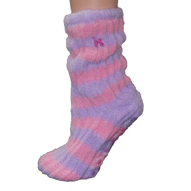Shop Women's LavenderInfused Black Pink/ Purple Socks Free Shipping