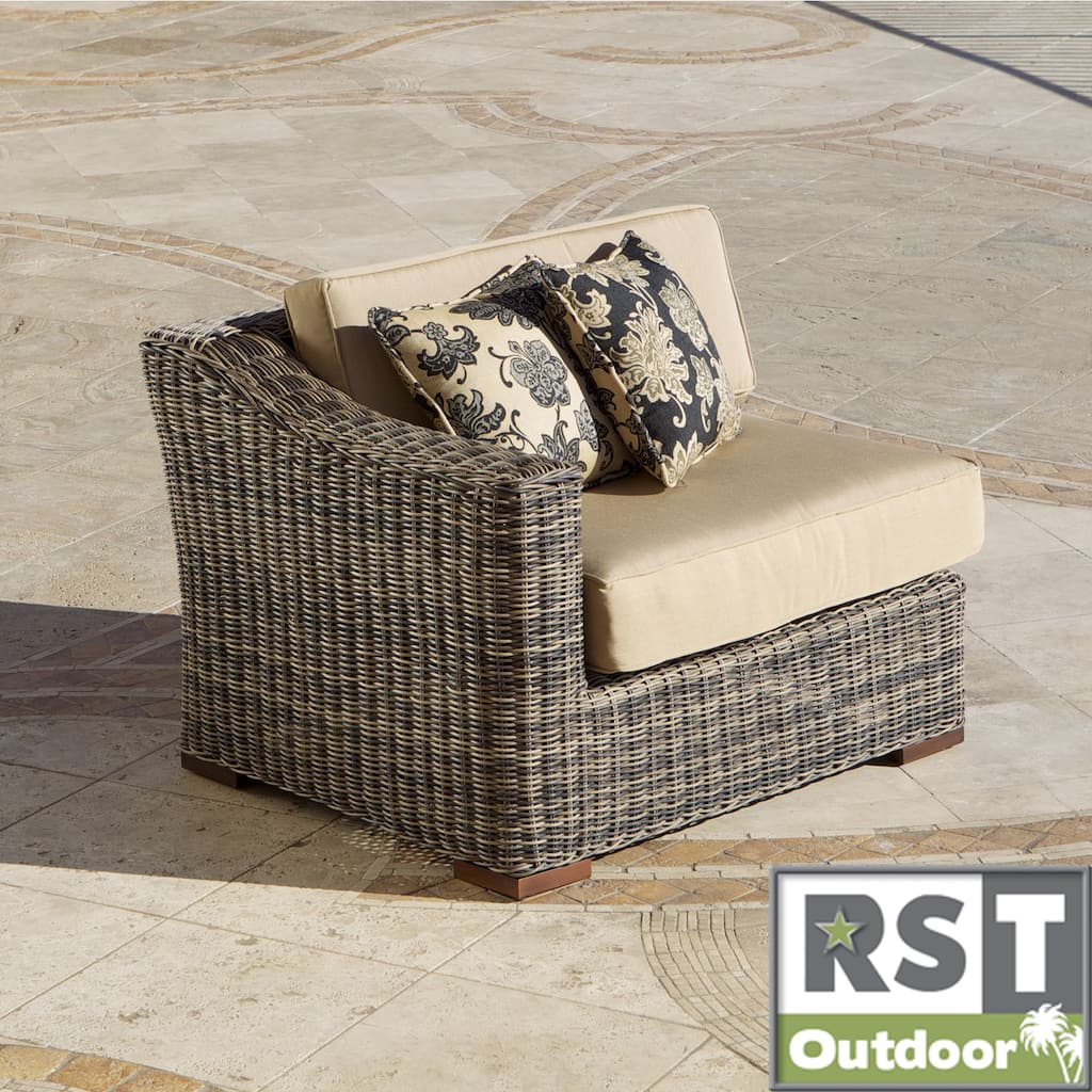 RST Resort Collection Outdoor Left Side 48-inch Sofa End