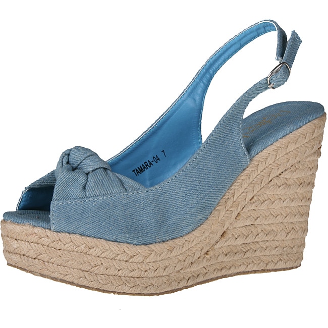 Refresh by Beston Womens tamara 04 Jean Espadrilles