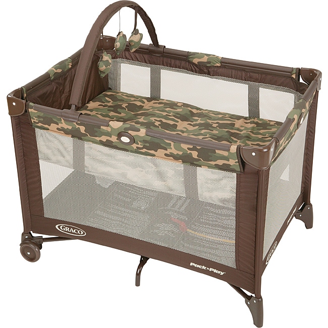 Graco Pack n Play Playard with Bassinet in Camo Joe