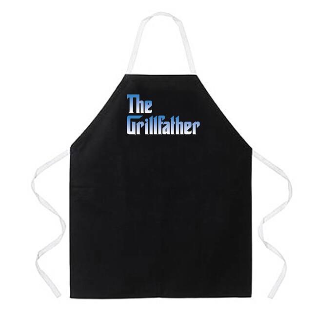 'The Grillfather' Apron-Black
