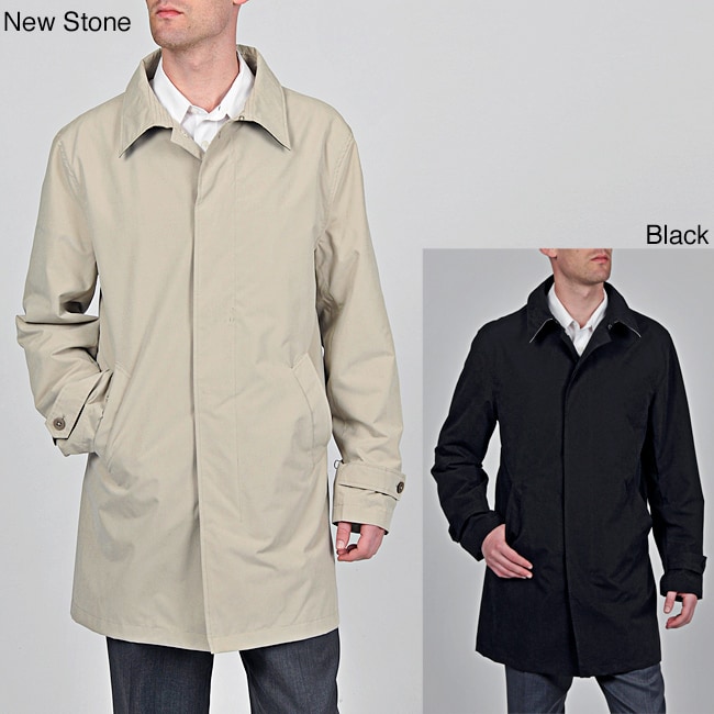 Geoffrey Beene Mens Bailey Polyester/ Nylon Trench Coat