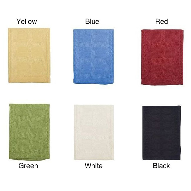 Gourmet Classics Rayon from Bamboo and Cotton Dish Cloths (Set of 4 