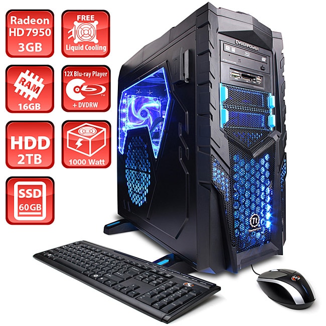 CyberpowerPC Gamer Aqua GLC1802 w/ Intel i7 3820 3.6GHz Liquid Cool 