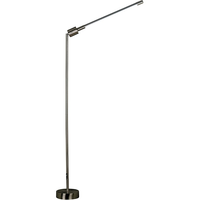 Belew 77 inch Adjustable Brushed Steel Floor Lamp