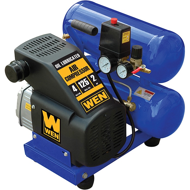 Wen 4 Gallon 2 HP Twin Tank Compressor