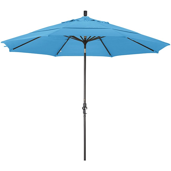 Fiberglass Capri Olefin Crank/tilt Umbrella (11 foot) (CapriMaterials Fade resistant fabric, aluminumPole materials AluminumDurable bronze poleWeatherproofFabric is resistant to mold and mildewClosure type Crank systemShade UV Protection Dimensions 13