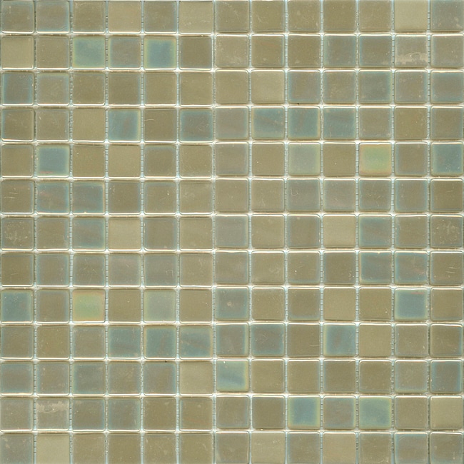 Viridian Pearl Mint 1 in. Recycled Glass Tiles 