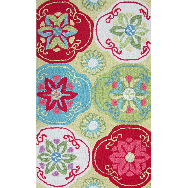 Peony Citron/ Multi Floral Rug (23 x 39) Today 