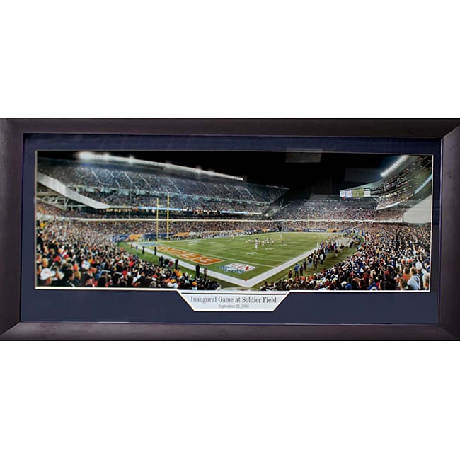 Chicago Bears 'Inaugural Game at Soldier Field' Panoramic Frame