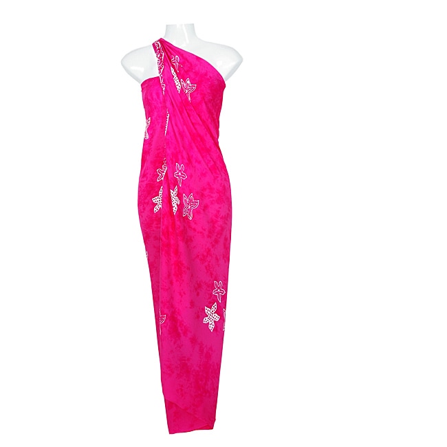 Sarong Hot Pink Starfish (Indonesia)  