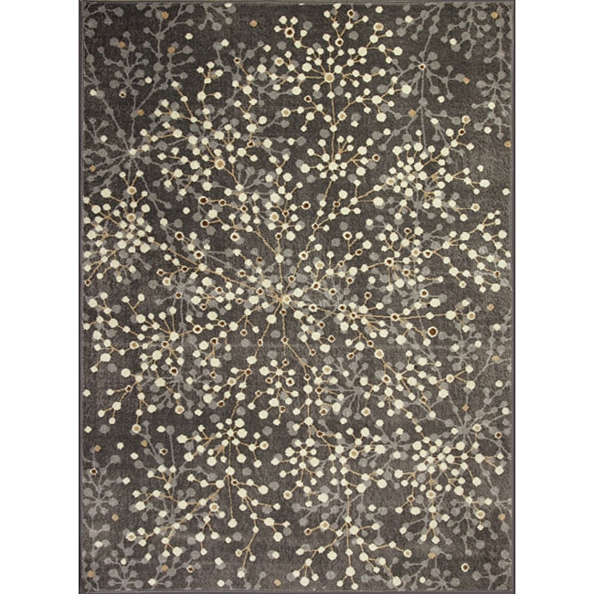 Allestra Blossoming Grey Rug (4 x 6) Today 