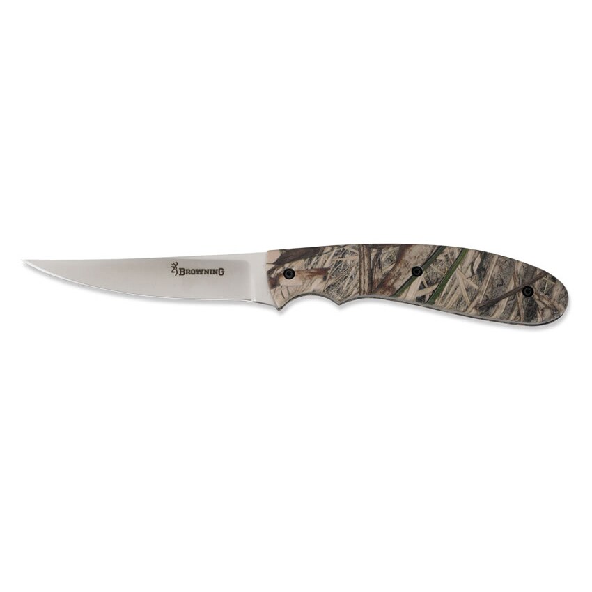 Browning Outdoorsman Bird and Trout Mossy Oak Duck Blind Knife