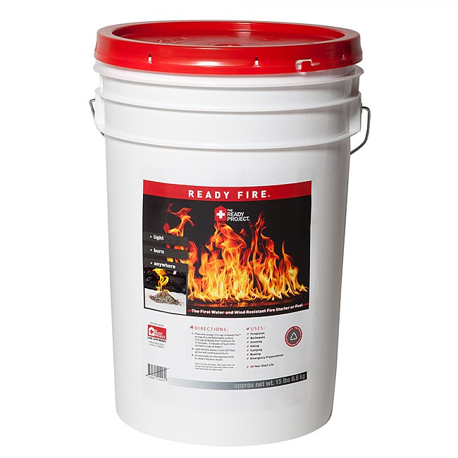 Ready Fire Nontoxic Fuel and Fire Starter Made from Recycled Materials
