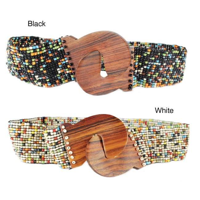 Women's Stretch Beaded Belt - Free Shipping On Orders Over $45