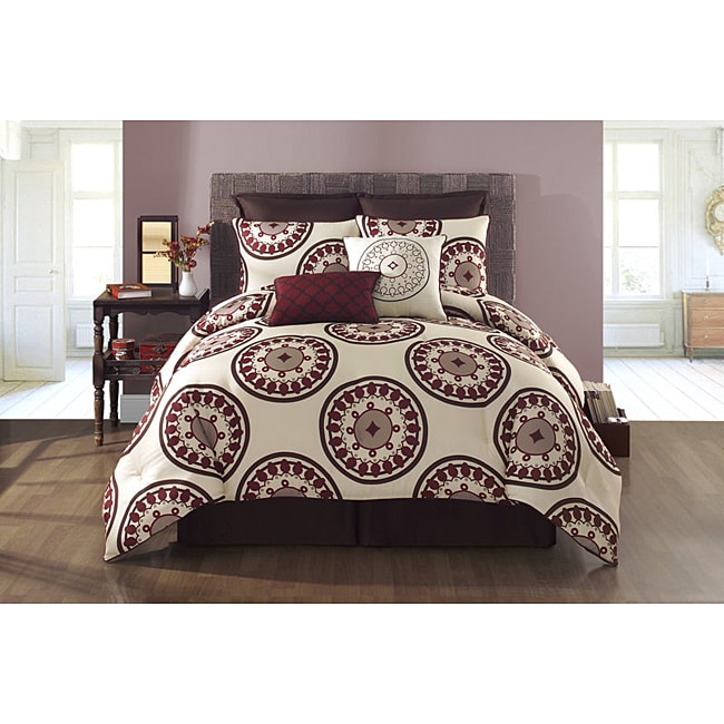 Bedford Reversible 6 piece TwinXL size Comforter Set  