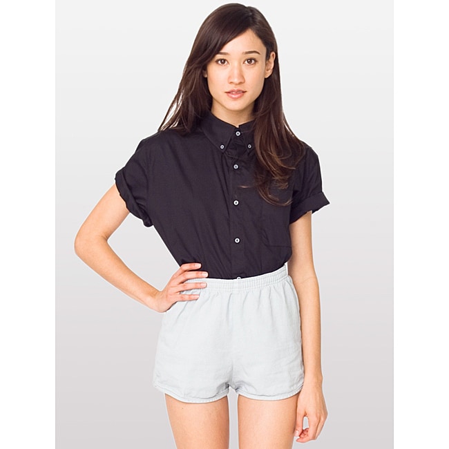 kensie short sleeve burn out tie front to