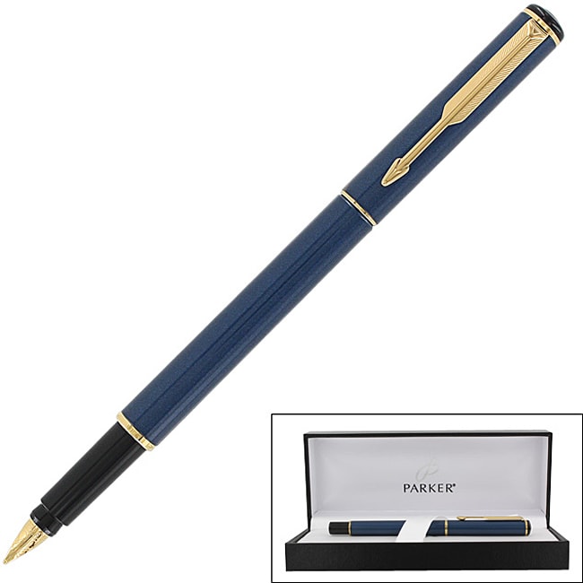 Parker 88 Blue Lacquer GT Medium Point Fountain Pen