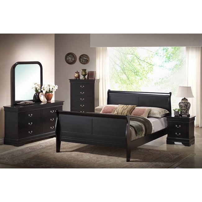 Harrell Black King Size Modern Bedroom Set - Free Shipping ...