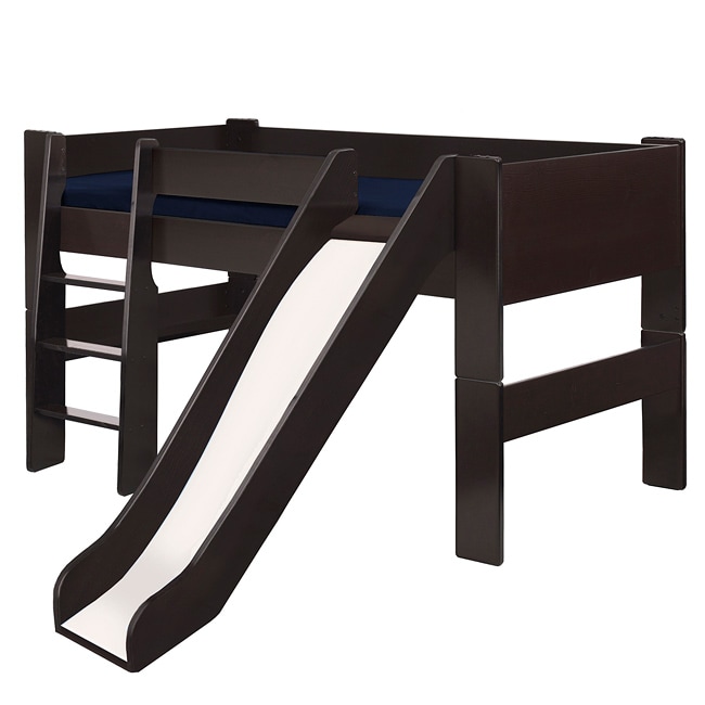 Popsicle Espresso Midsleeper with Slide Bed 