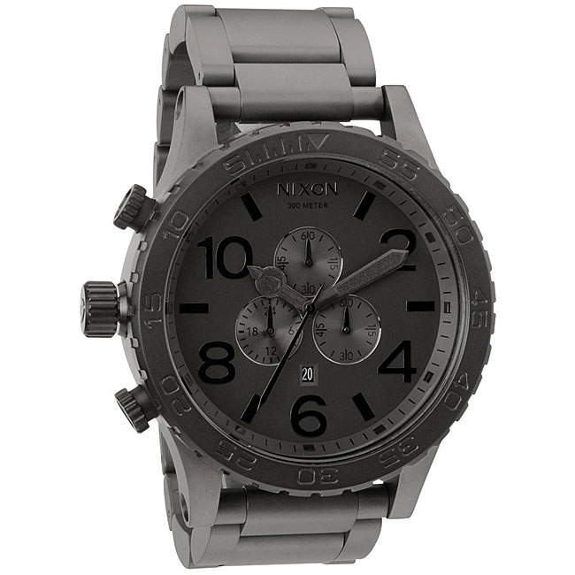 Nixon Mens 51 30 Stainless Steel Gunmetal Watch