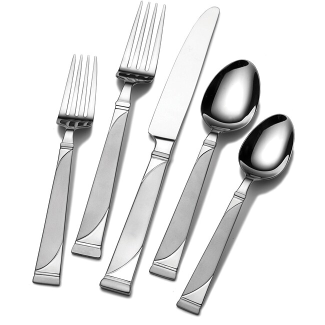 Pfaltzgraff 53 Pc Flatware Set Devon Frost