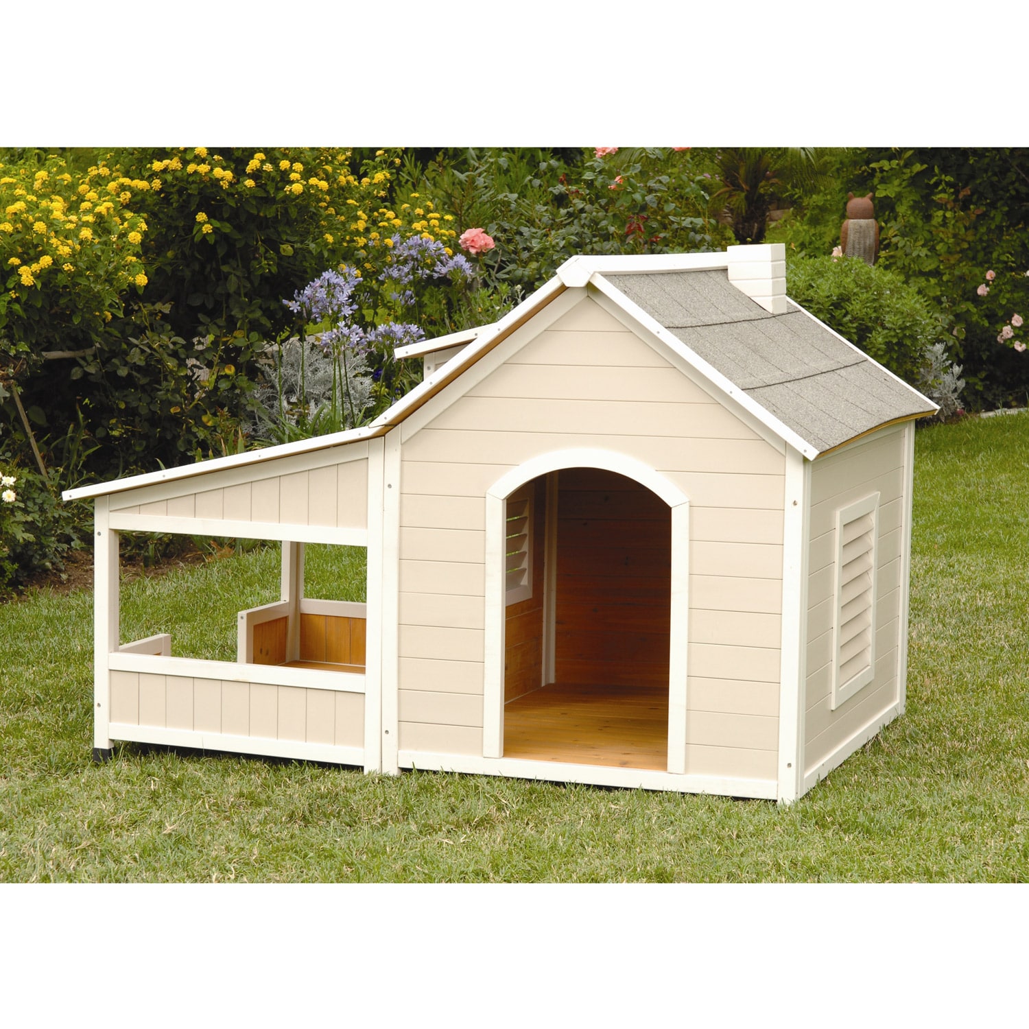 Shop Outback Savannah Luxury Dog Home with Porch - Free Shipping Today