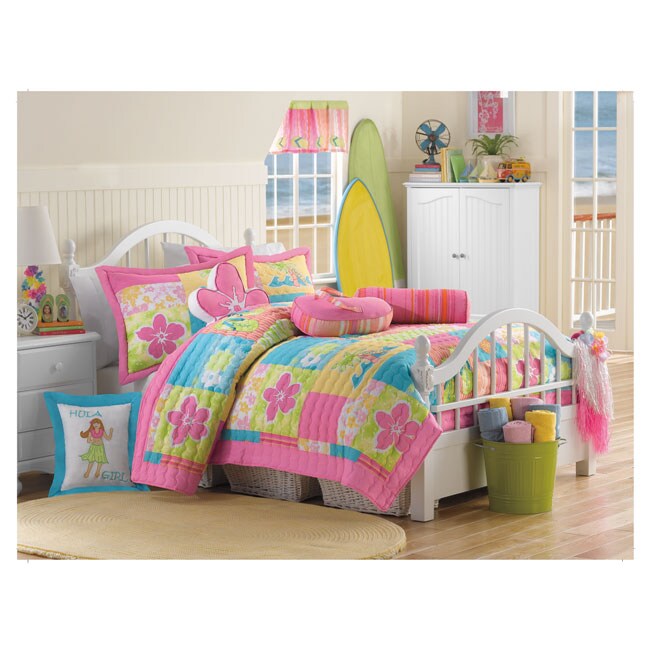 Hula Girl Quilt Set