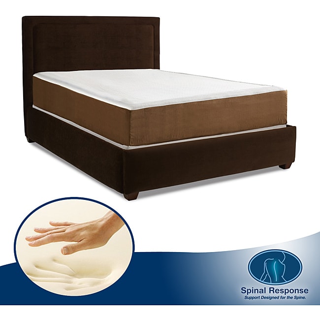 Spinal Response Serene 10 inch King size Memory Foam Mattress 