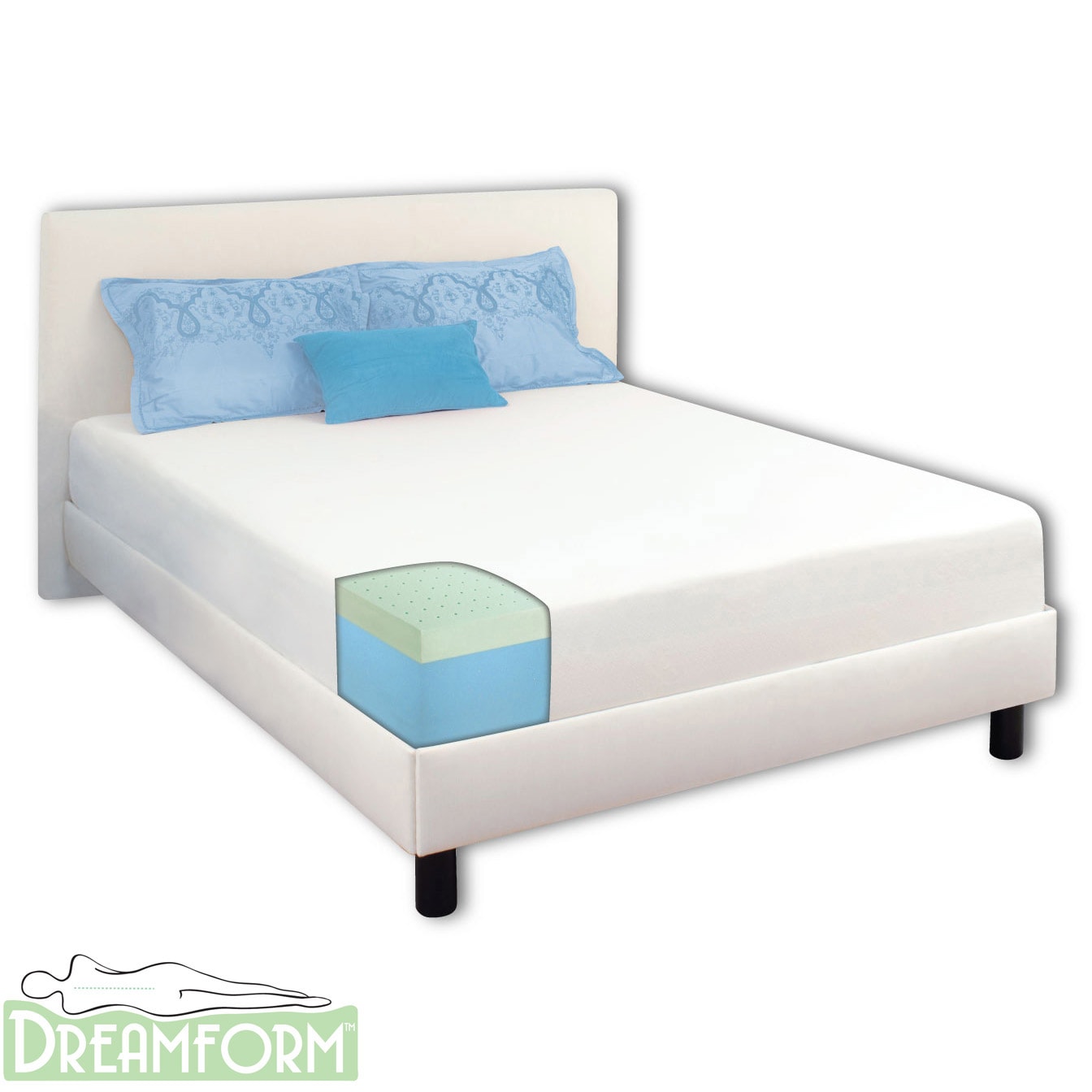 Dream Form Green Tea 8 inch Twin size Memory Foam Mattress Today $349