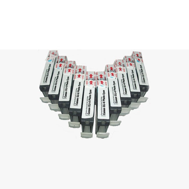 Canon CLi-8 Photo Cyan Ink Cartridge (Pack of 10) (Remanufactured)