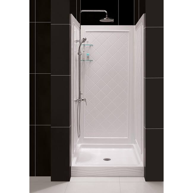 DreamLine 30-40 in W Qwall Back Wall Shower Kit
