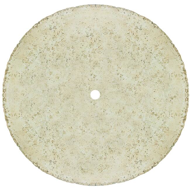 Outdoor 48-inch Round Stone Stack Table Top