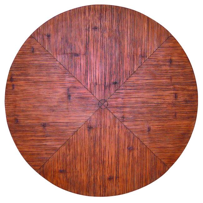 Outdoor Faux Crushed Bamboo 60-inch Round Table Top