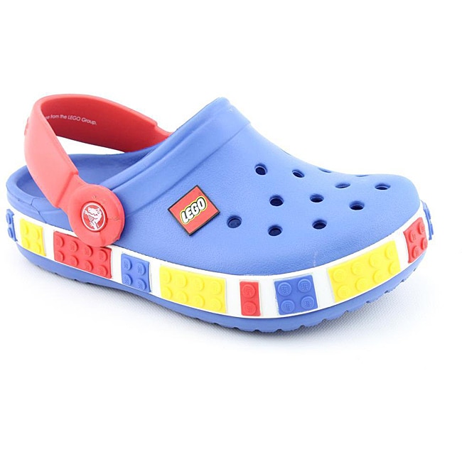 Crocs Boy's Crocband Kids Lego Clog Blue Casual Shoes - Free Shipping ...