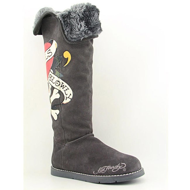 women's gray boots size 11