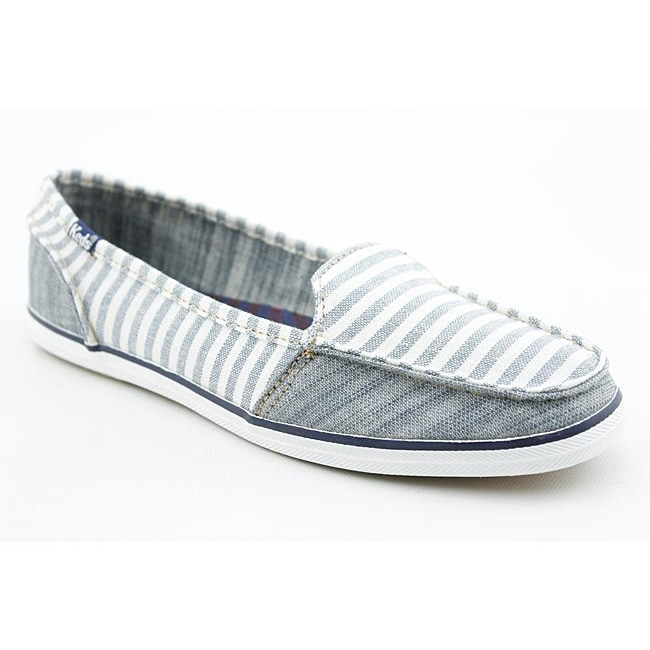 Keds Womens Surfer Canvas Stripe White Casual Shoes (Size 7.5 