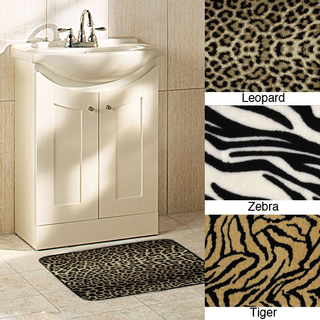 Animal Print Memory Foam 17x24 inch Bath Mats (Set of 2) Today $29.99