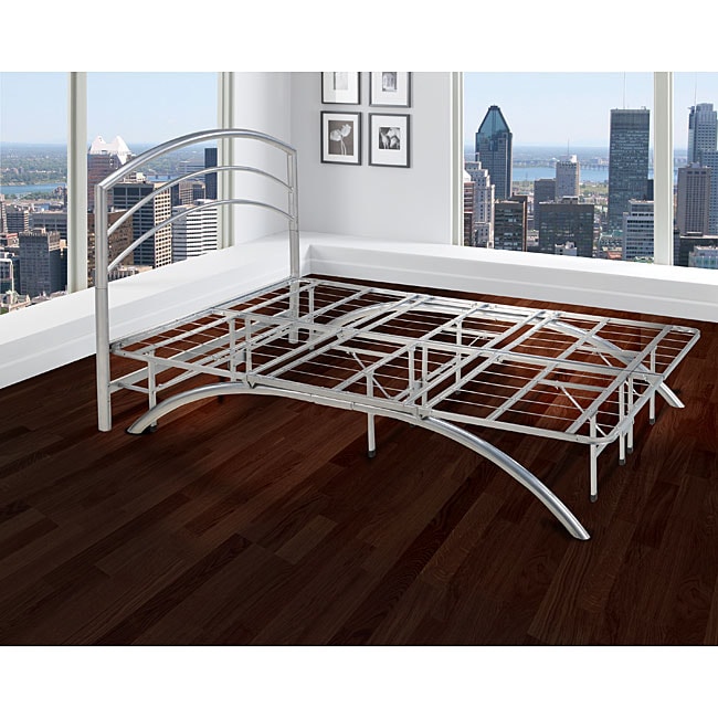 Arch Flex Cking 14 Silver Platform Frame With Headboard