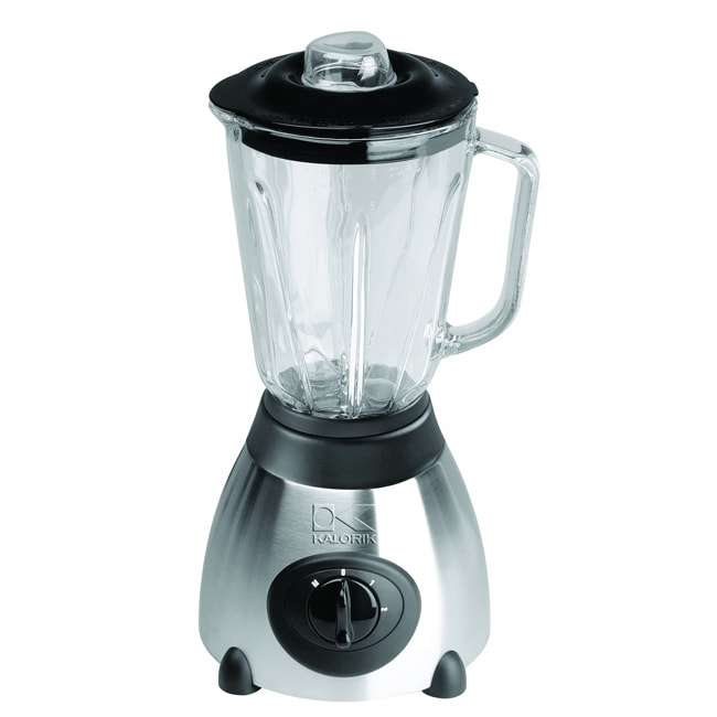 Kalorik Stainless Steel Blender with Glass Jar Today $38.99