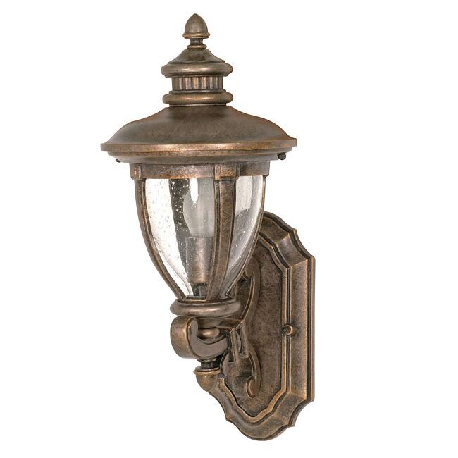 Galeon Arm Up 1-light Platinum Gold Wall Sconce