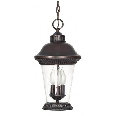 Clarion 3-light Chestnut Bronze Hanging Lantern