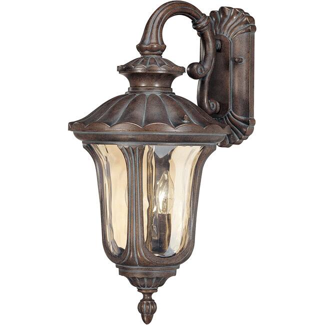 Nuvo Lighting Beaumont 2 Light Arm Down Fruitwood Wall Sconce