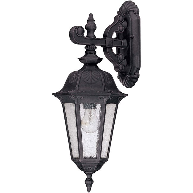 Cortland Arm Down 1-light Satin Iron Ore Wall Sconce
