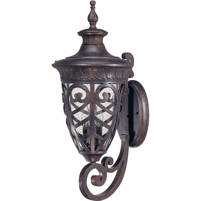 Aston Arm Up 3-light Dark Plum Bronze Wall Sconce