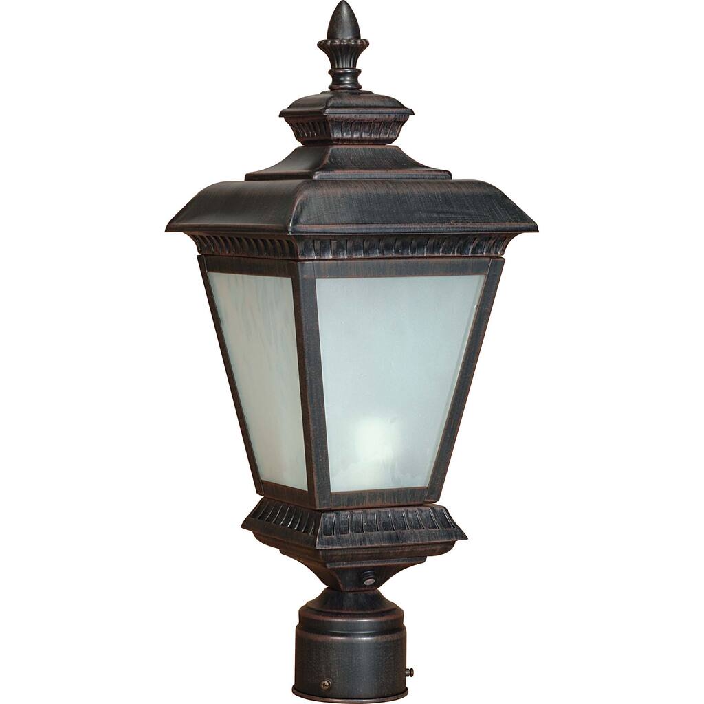 Charter 1-light Old Penny Bronze Post Lantern